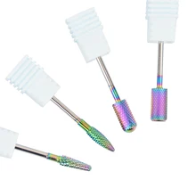 Шлифовальная головка для ногтей, Вольфрамовая сталь, Шлифовальная головка, аксессуары для шлифовального станка, вакуумное покрытие, цветная металлическая Шлифовальная головка