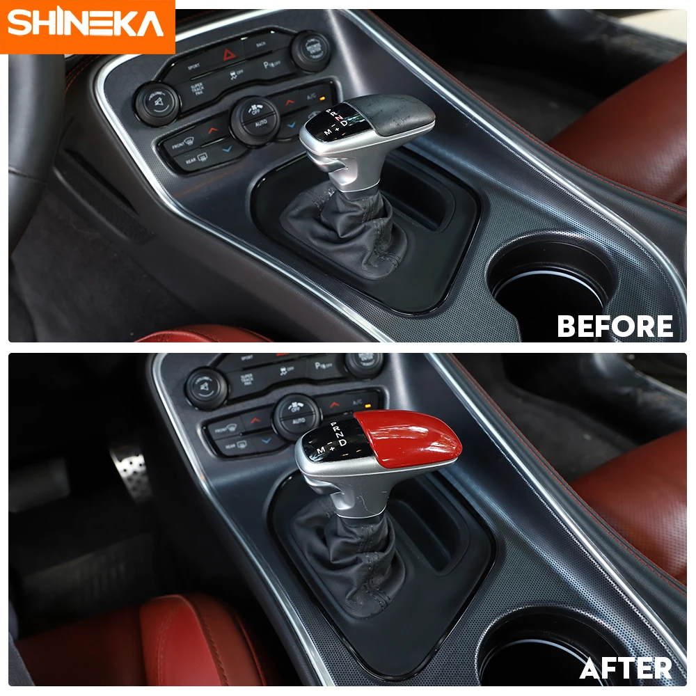 Ручка переключения передач SHINEKA для Dodge Charger 2015 + ручка рулевого механизма
