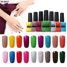 CLAVUZ 79 couleurs Gel vernis à ongles Uv lampe à LED laque Gellack Gellak Gelpolish vernis à ongles Semi Permanent émail estampage peinture(China)