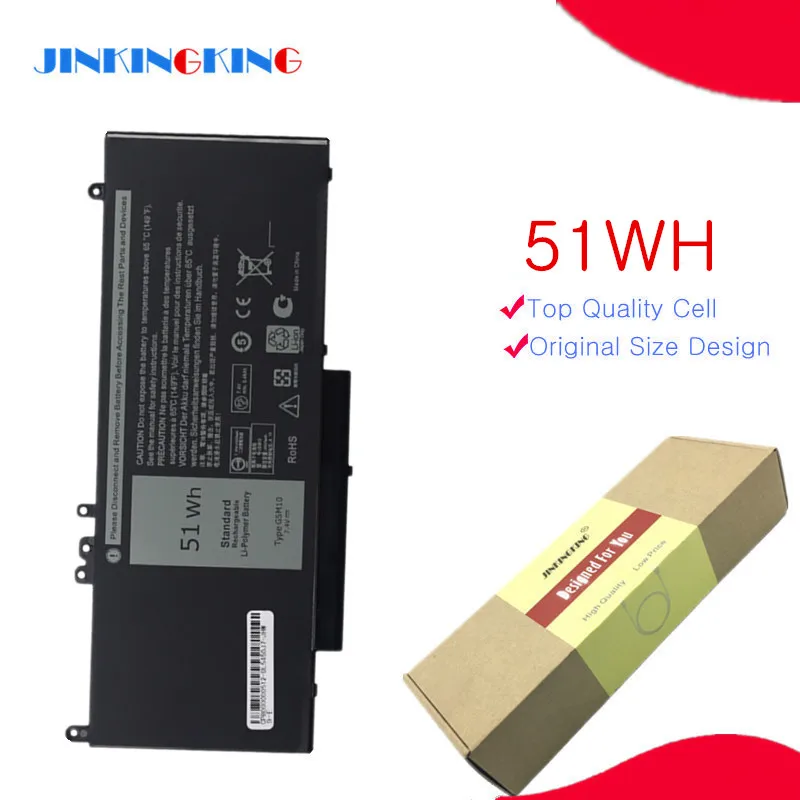 Аккумулятор для ноутбука DELL Latitude 14 7 4 series ( E5450) E5550 E5570 6MT4T OR9XM9 8V5GX O8V5GX 7V69Y 5000 в 51WH