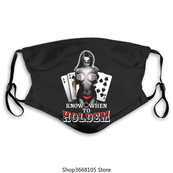 

NEW NWT Sapere quando tenere la maschera da poker Em Royal Flush vicino al petto per uomo Hipster O-Neck Causal Cool Topsmask Ma