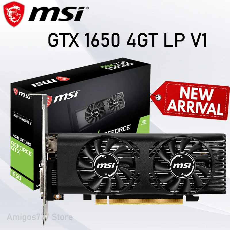 MSI GeForce GTX 1650 4GT LP グラボ VD6989