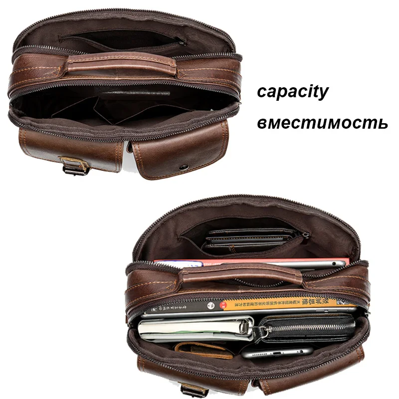 MVA мужские сумки из натуральной кожи кожаный мужской портфель Офисная сумка для