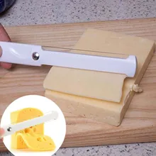 1 шт. сыр резак-струна очистки фруктов и овощей проводной сыр маслорезы Пластик нож для сыра Пособия по кулинарии выпечки инструменты Кухня аксессуары Лидер продаж