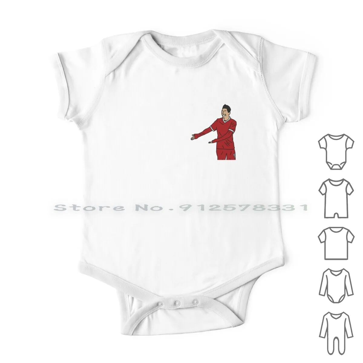 

Bobby Firmino Cartoon Newborn Baby Clothes Rompers Cotton Jumpsuits Roberto Firmino Bobby Firmino Infant Long Sleeve Sleeveless