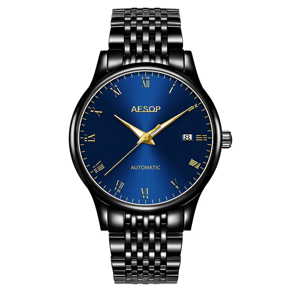 

2020 AESOP Brand Automatic Mechanical Men Watch Waterproof Male Sapphire Glass Sports Wrist Watches Clock Relogio Masculino