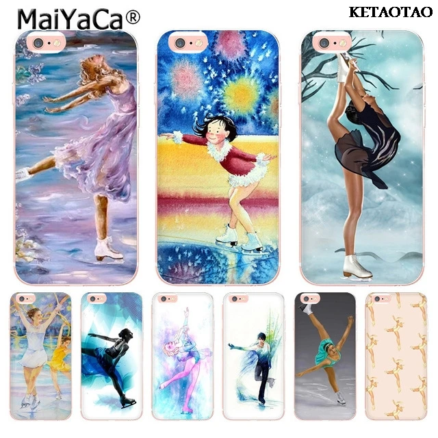 KETAOTAO по фигурному катанию и катание на коньках для iPhone 4S 5C 5S 6S 7 8 Plus X XR XS MAX чехлы