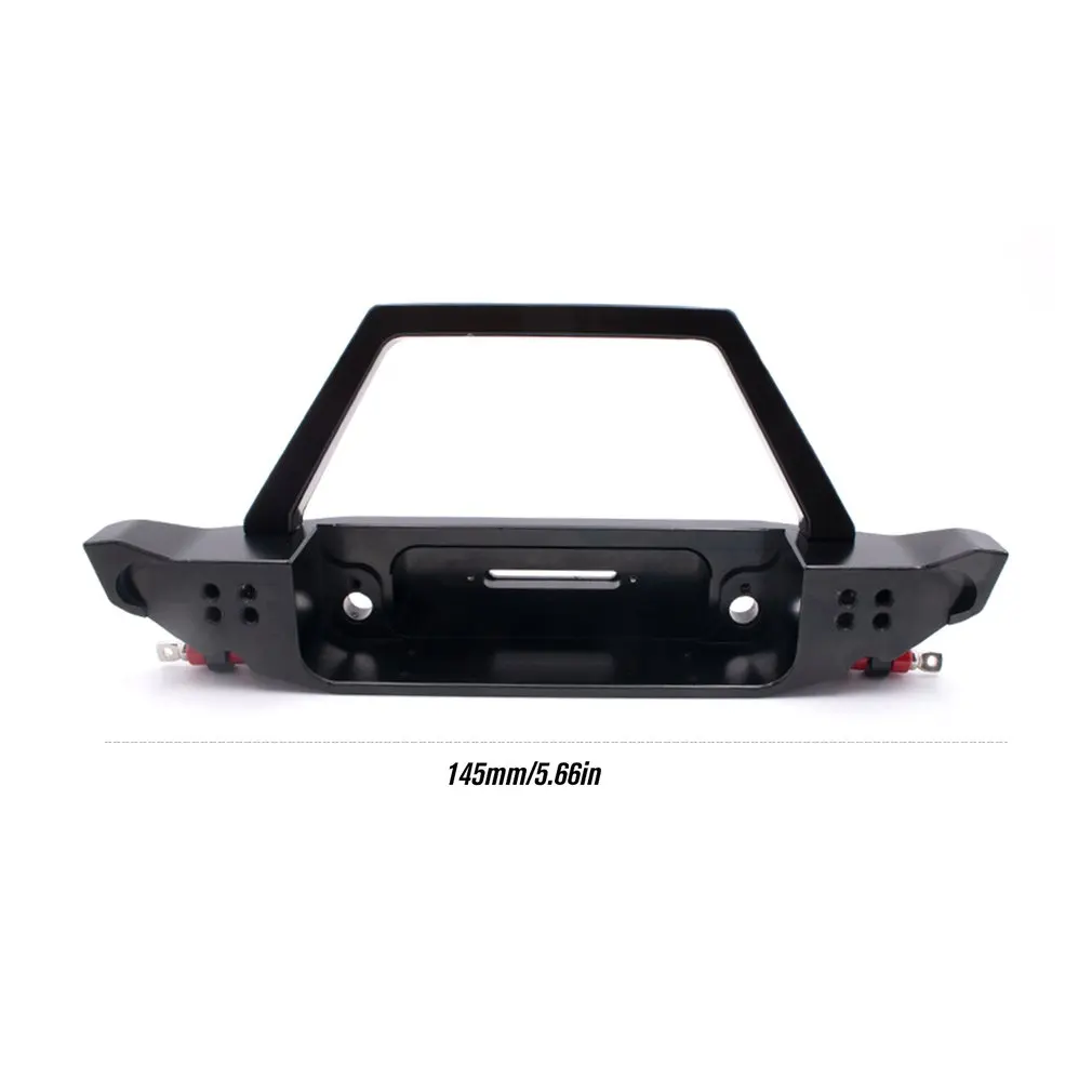 KYX Racing CNC сплав переднего бампера анти-столкновения Запчасти для модификации для 1/10 Wrangler RC Гусеничный автомобиль аксессуары