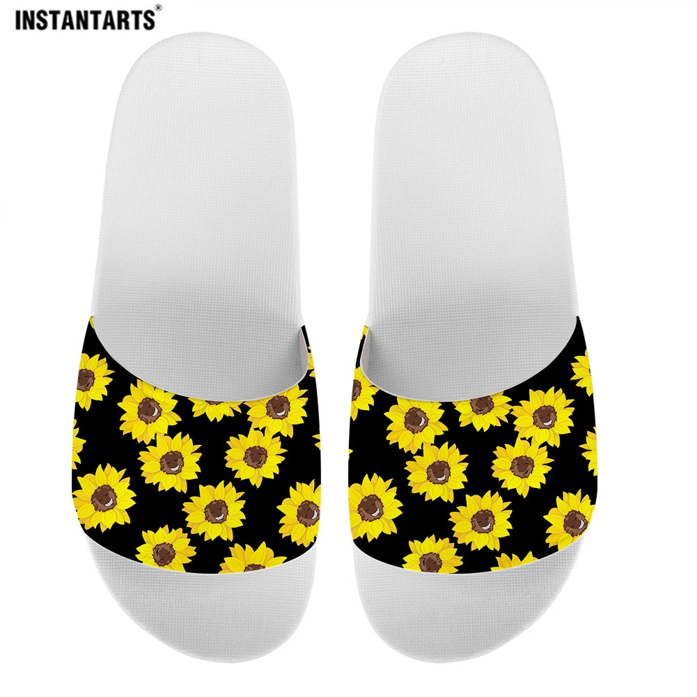 sunflower slide sandals