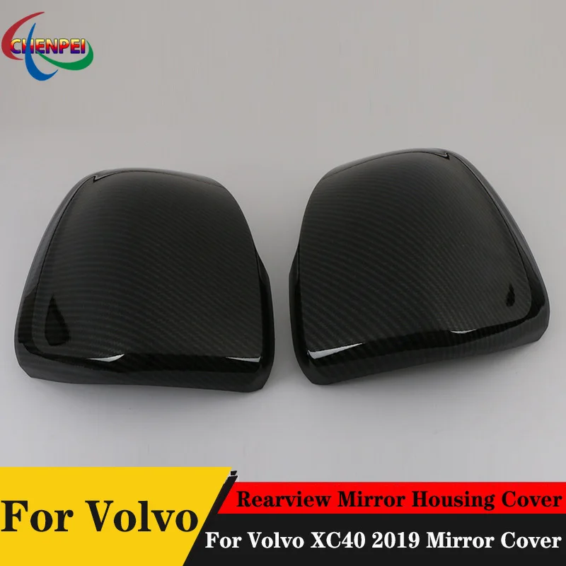 

For Volvo XC40 2019 Mirror Cover Sequins Rearview Mirror Housing Cover Modification Car Decoration Accessories