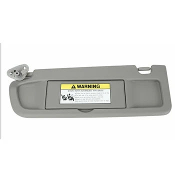 

For 2006-2008 Honda Civic Passenger Side Clear Gray Sun Visor NH220L