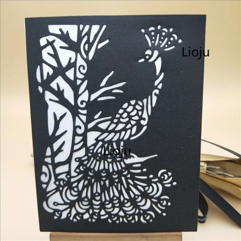 

peacock background dies Cutting Dies New 2019 Craft Dies Scrapbooking Stencil Paper Card Decorative DIY Craft Diecuts