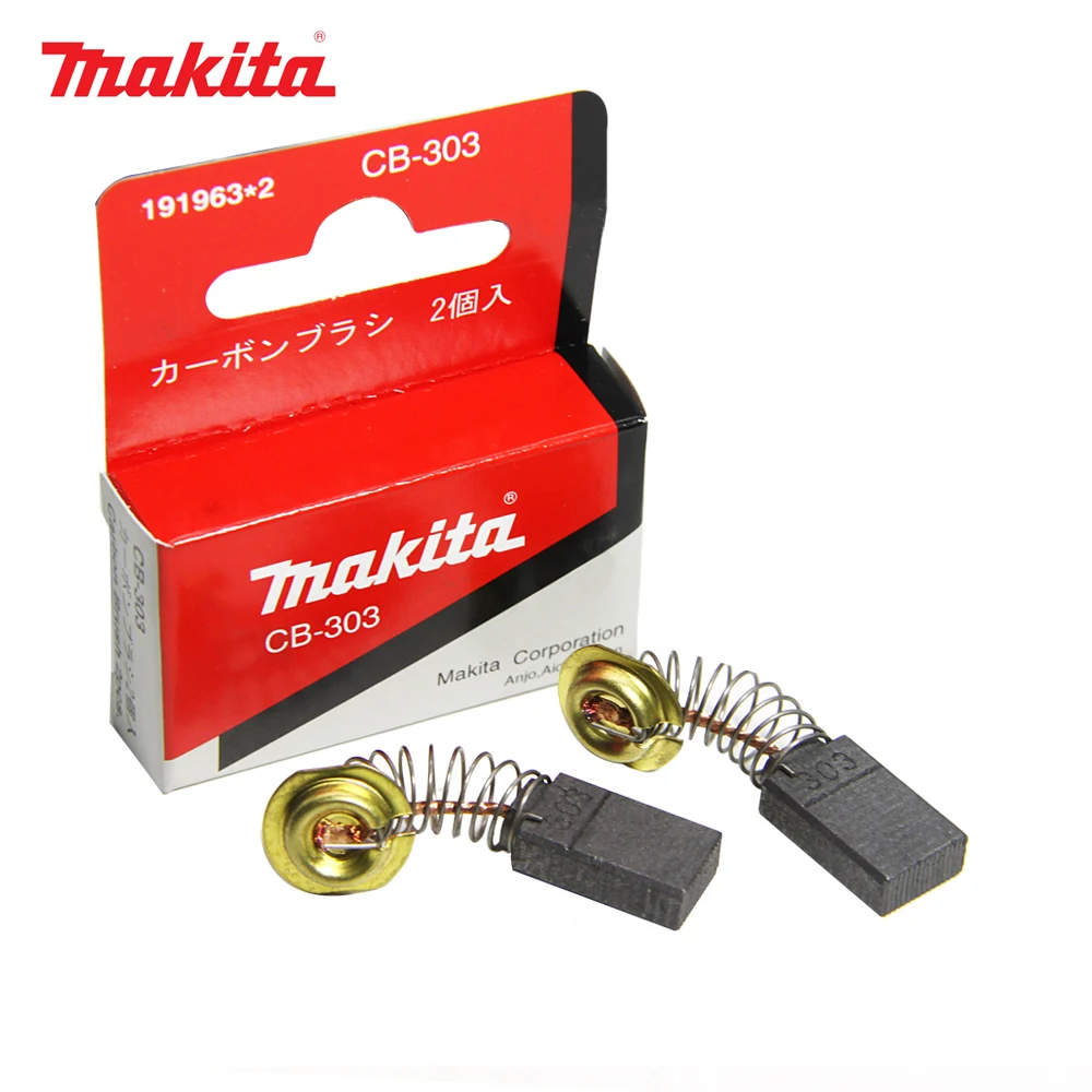 Оригинальные Углеродные щетки Makita CB303 5x11x17 мм для электродвигателей 9227|makita carbon