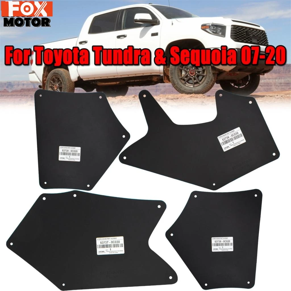 Брызговики для Toyota Tundra Sequoia 07-20 брызговики крыло брызговиков вкладыши защитное