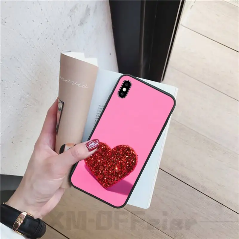 Ivits розовый милый блестящий чехол для телефона iphone6 6s plus 7 8 X XR XS MAX 11 Pro