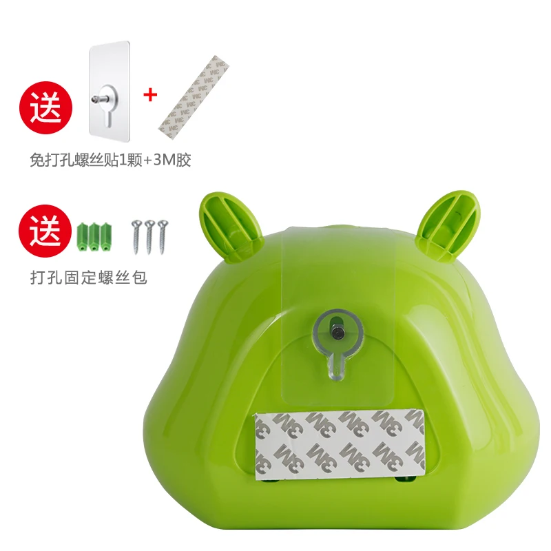Мультяшная настенная коробка для салфеток в рулоне туалетной бумаги, держатель для салфеток, чехол, диспенсер для салфеток, коробка для хранения в отеле, для домашнего декора