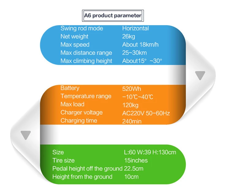 Daibot A6 Powerful Electric Scooter 1000W Two Wheel Self Balancing Scooters Smart Hoverboard With HandlebarAPP (26)