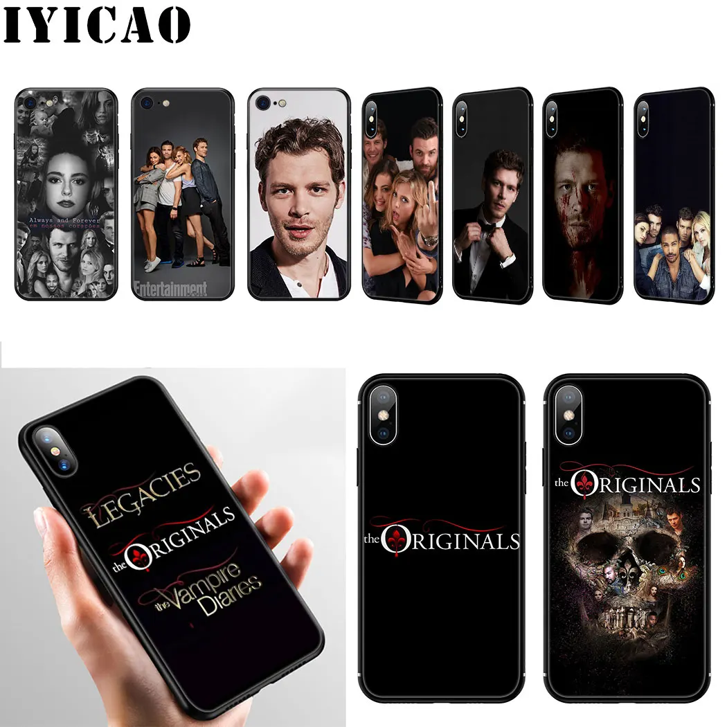 

IYICAO The Originals Vampire Soft Silicone Case for iPhone 11 Pro Max XR X XS Max 6 6S 7 8 Plus 5 5S SE Phone Case
