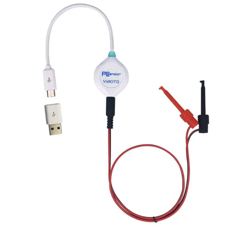 USB вольтметр OTG Android телефон тестер напряжения-40~ 40 В DC файл сохранения данных VoltOTG