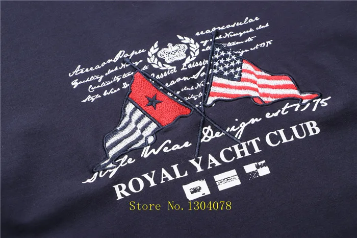 Tace Shark Yachting Club мужская футболка Летняя Джерси брендовая одежда Homme верхняя одежда Роскошные Группы футболки