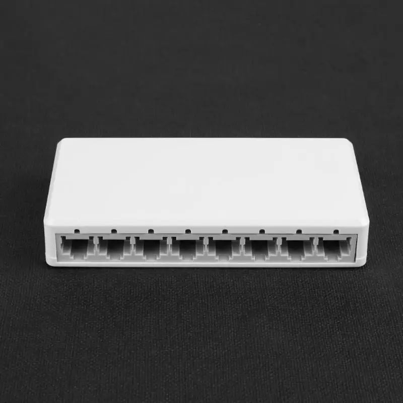 8 Порты настольный коммутатор RJ45 коммутатора Ethernet 10/100 Мбит/с концентратор коммутатор