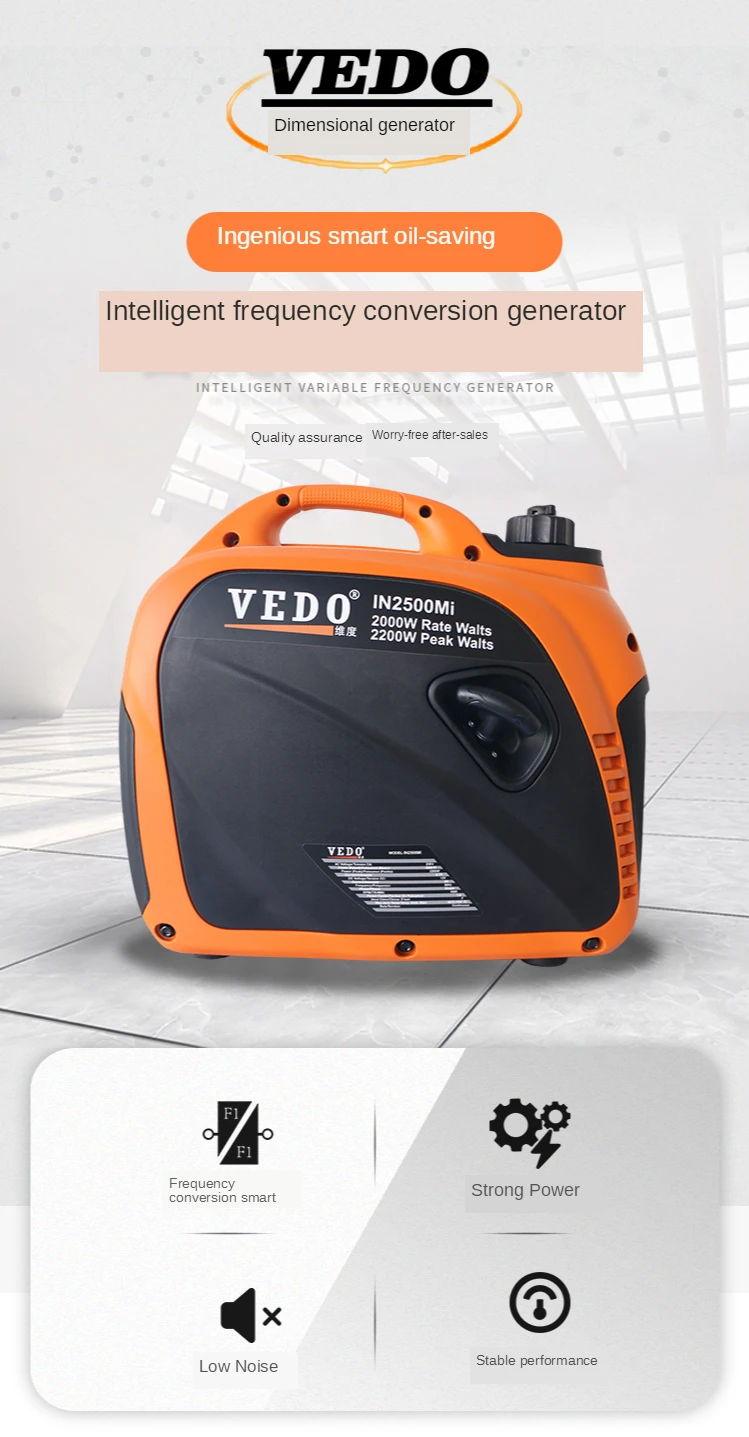 Gerador de Gasolina Mudo a Bordo Portátil ao ar Carro Condicionado rv Pequeno Portable1.5kw Livre 220 v no ar Gerador de gasolina 220 v no carro