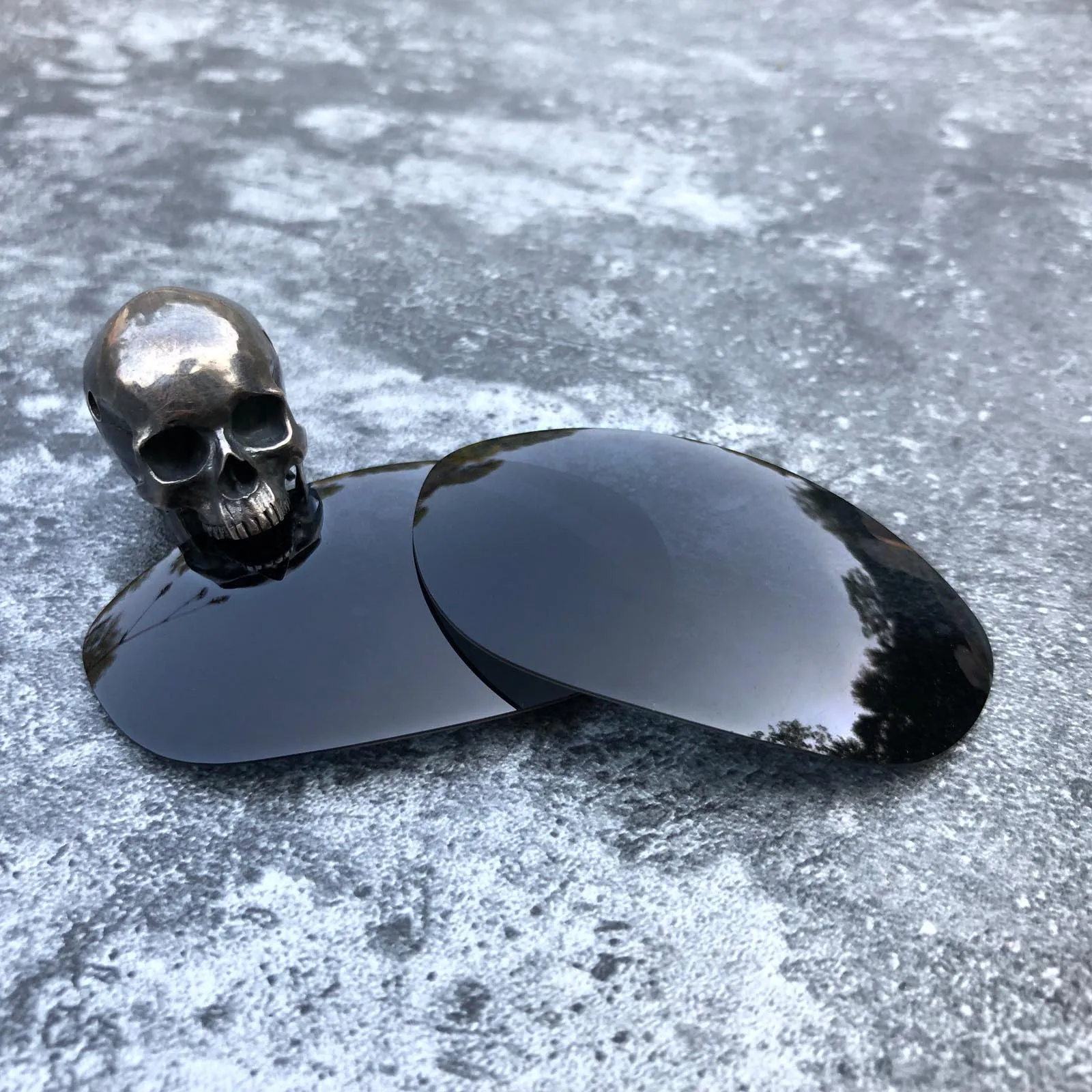Black Firtox настоящие поляризованные улучшенные Сменные линзы для солнцезащитных очков-солнцезащитных очков Окли Джульетта(только линзы)-несколько вариантов - Цвет линз: Black