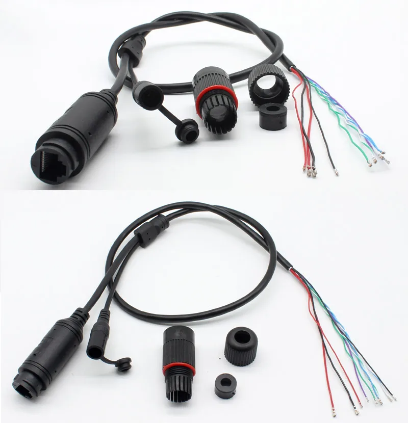 Встроенный 48 В POE Модуль CCTV Концевой Кабель LAN мощность по Ethernet Lan RJ45+ DC порты кабели для ip-камеры плата модуль