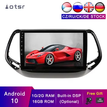 

AOTSR Android 10 Car GPS For JEEP Commander 2016-2019 Navigation Car Player Tracker Multimedia Tape Recorder Stereo Head Unit