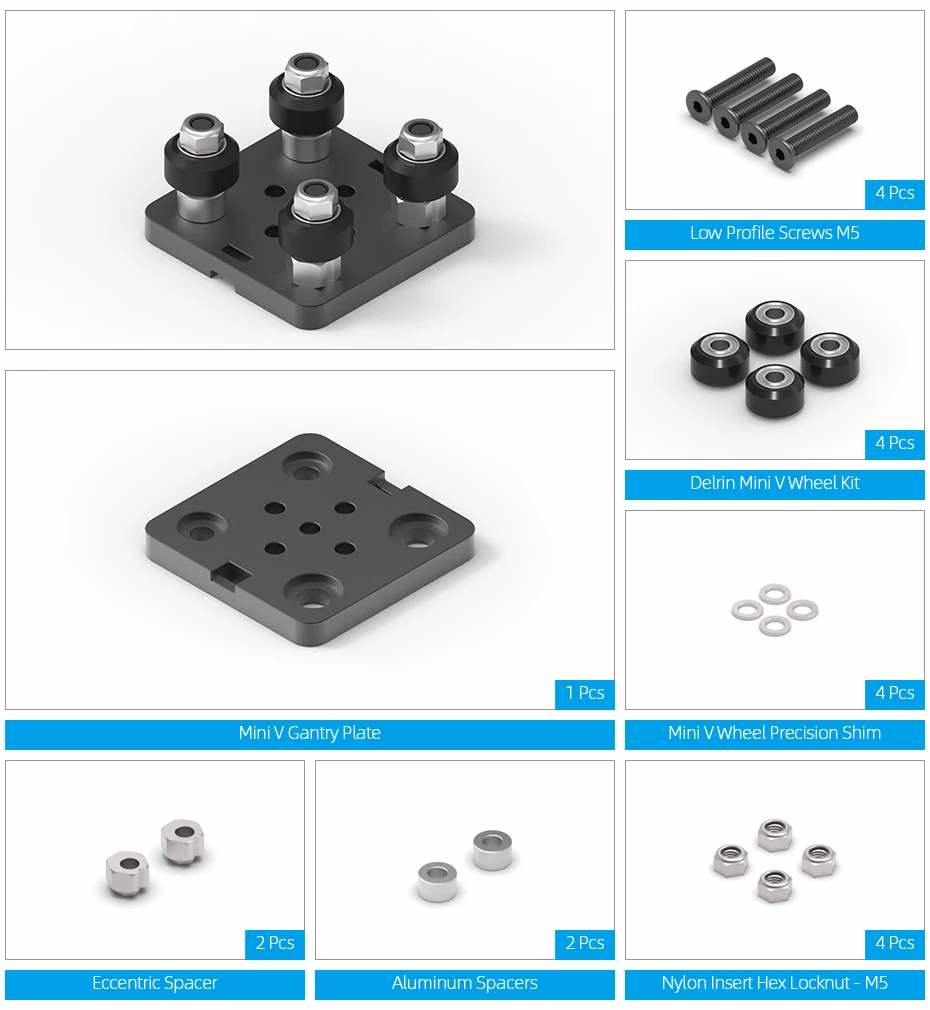 OpenBuilds мини V козловой комплект