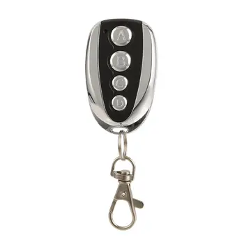

U-shaped 433Mhz Wireless Universal Copy Remote Control Metal 4 Key Garage Door Duplicator Mini Portable Key Fob Controller