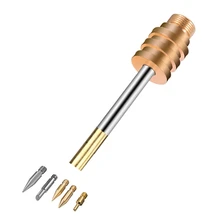 

Fashion510 Interface Soldering Iron Tip Wireless Soldering Iron Tip Welding Tool 15W with Cutter Head Horseshoe Shape