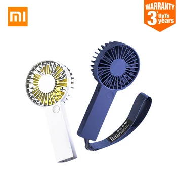 

2020 Xiaomi Mijia VH Yue mini USB Handheld Fan Portable Rechargeable lithium Battery Three-speed Wind Fan 2000mA for Outdoor