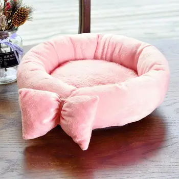 

Hamster Bed Animals Warm Bed, Soft Mini Bed for Chinchilla Hedgehog Rabbit (small ) Pet Round Plush Rabbit Matress Soft Plush