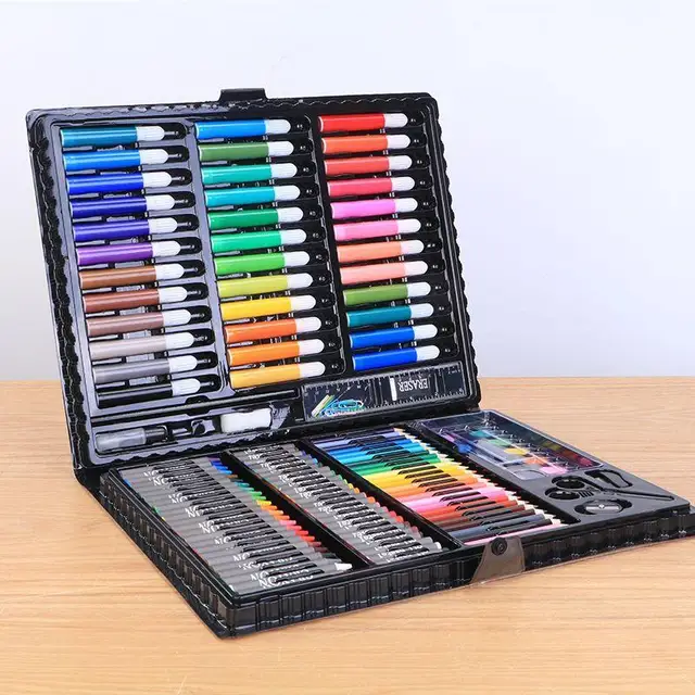 150Pcs Art Set Portable Drawing Painting Art Supplies Gifts Kids Teens  Coloring Drop Shipping - AliExpress