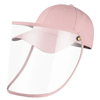 

Face Shield Protective Baseball Cap for Anti-Fog Saliva Sneeze Adjustable Shield Protection