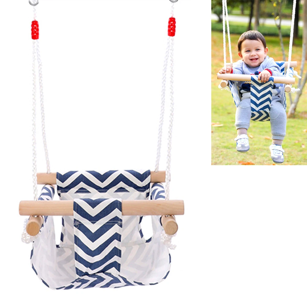 Baby Chair Seat Baby Swing Toddler Wooden Swing Child Toy 