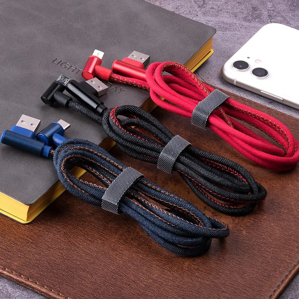 1M Micro USB Type C Cable Fast Charging For Xiaomi Redmi Note 8 8T 7 Android Mobile Phone Data Cables For Samsung USB-C Microusb