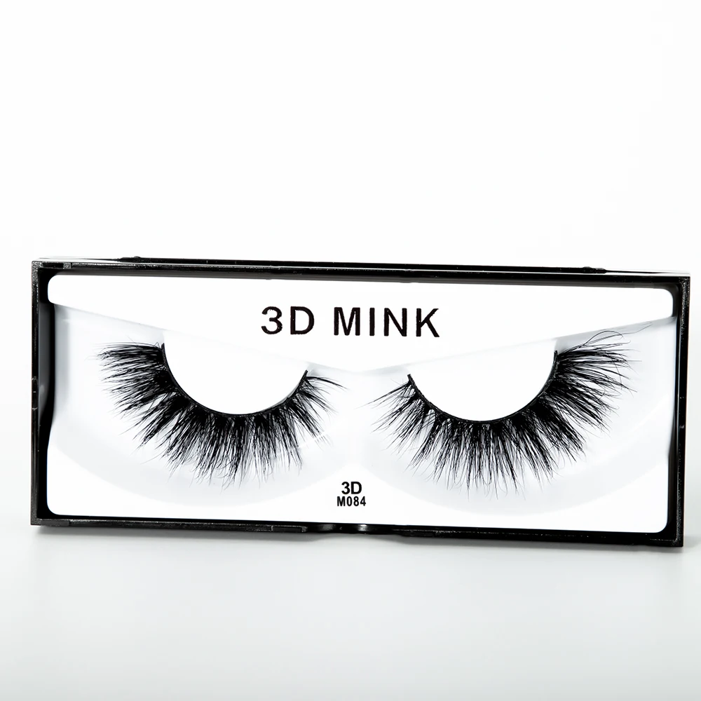 

Natural Long 3D Real Mink Lashes Long Lasting Mink Eyelashes Handmade Strip False Eyelash 3D Makeup Real Mink Fur Thick Eye Lash