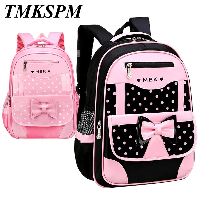 

Children School Bags Girls Backpack Kids dot printing Backpacks set Schoolbag Waterproof Primary School Backpack mochila escolar