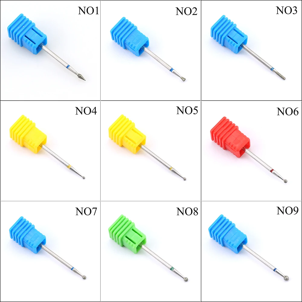 ERUIKA 28 Types Diamond Rotary Nail Drill Electric Milling Cutter Bits Cuticle Clean Burr For Manicure Machine Tools Nail Files nail art tools nail drill bit nail drill bits nail drill nail manicure tools nail drill set nail manicure accessories nail drill kit cuticle remover bit diamond burs