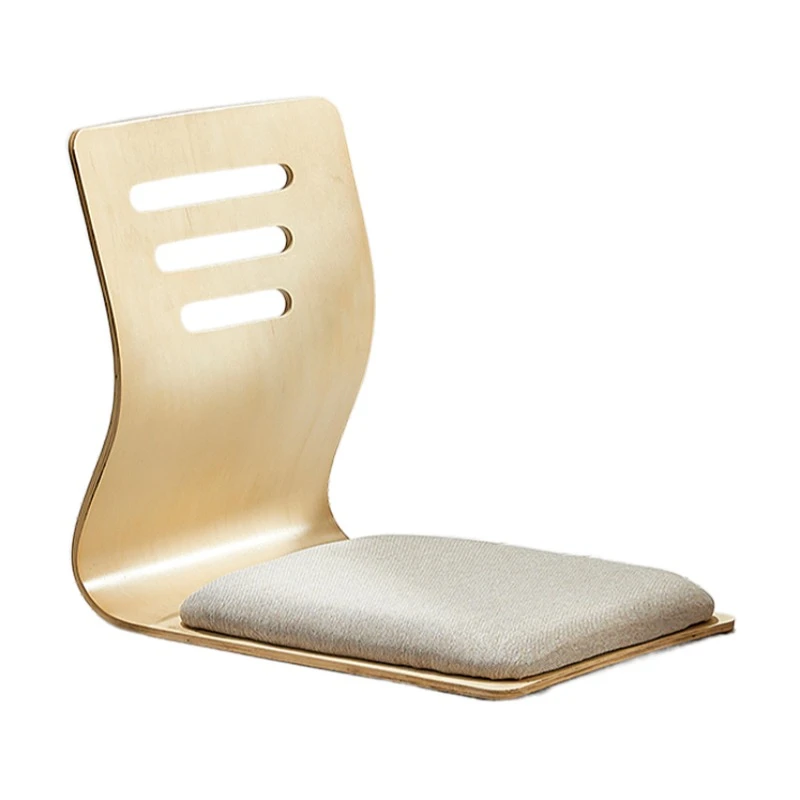 Japanese Legless Chair Made From Plywood Seating Living Room Furniture Asian Traditional Tatami