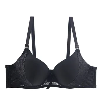 

Women Lace Floral Embroidery Push Up Bras Large Size D Cup Bras Adjustable Bralette Women Underwear x