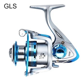 

FB1000-6000 series metal Spinning Fishing Reel 12 Ball Bearing Fishing Coil Left/Right Hand Wheels Carp Fishing Tackle
