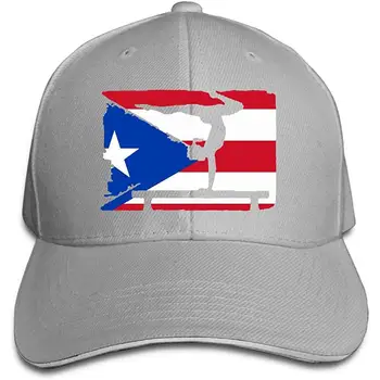 

Men's Women's Custom Gymnastics Puerto Rico Flag Baseball Hat Adjustable Plain Baseball Cap