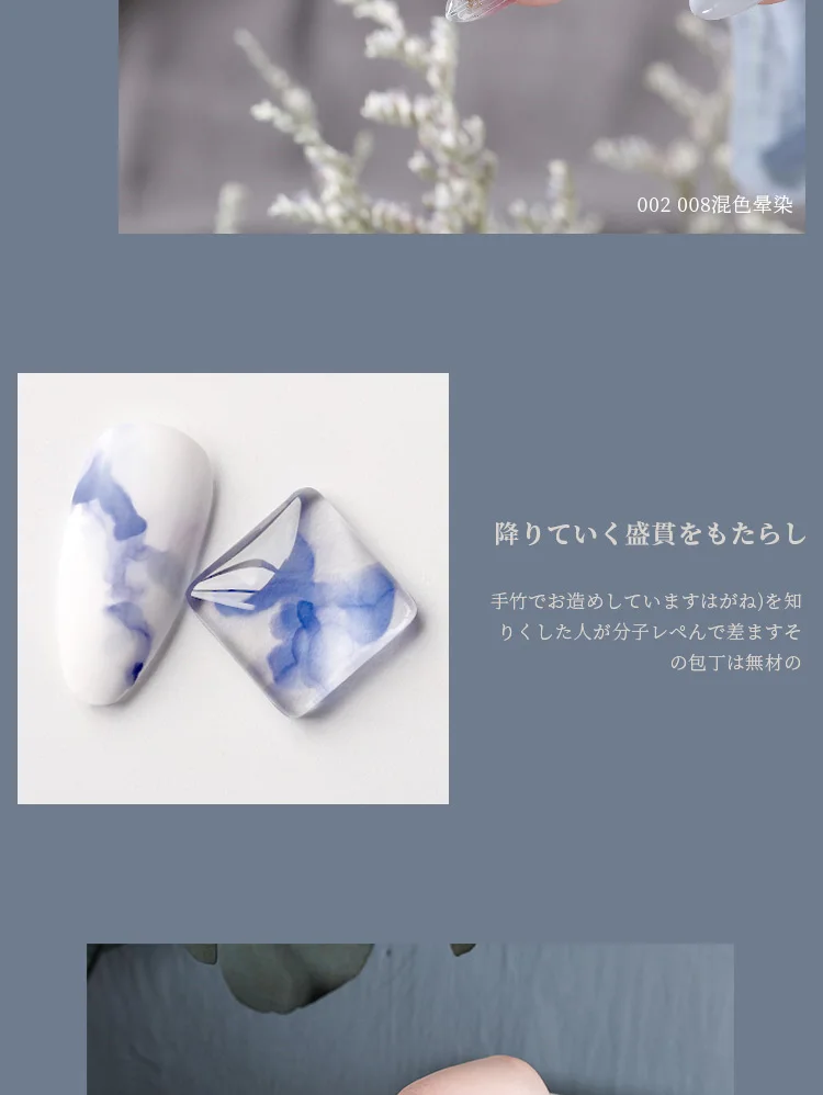 SKVP Light Color Vernid Semi Permanent Gradient Nail Polish Gel blue Blooming Sweet Daily Watercolor Liquid Latex For Nails SKVP Light Color Vernid Semi Permanent Gradient Nail Polish Gel blue Blooming Sweet Daily Watercolor Liquid Latex For Nails