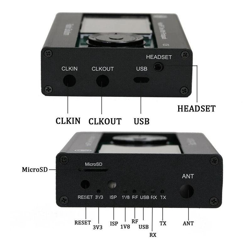 1 МГц-6 ГГц 2,4 дюймов ЖК-сенсорная панель Portapack для HackRF One SDR программное обеспечение определено радио