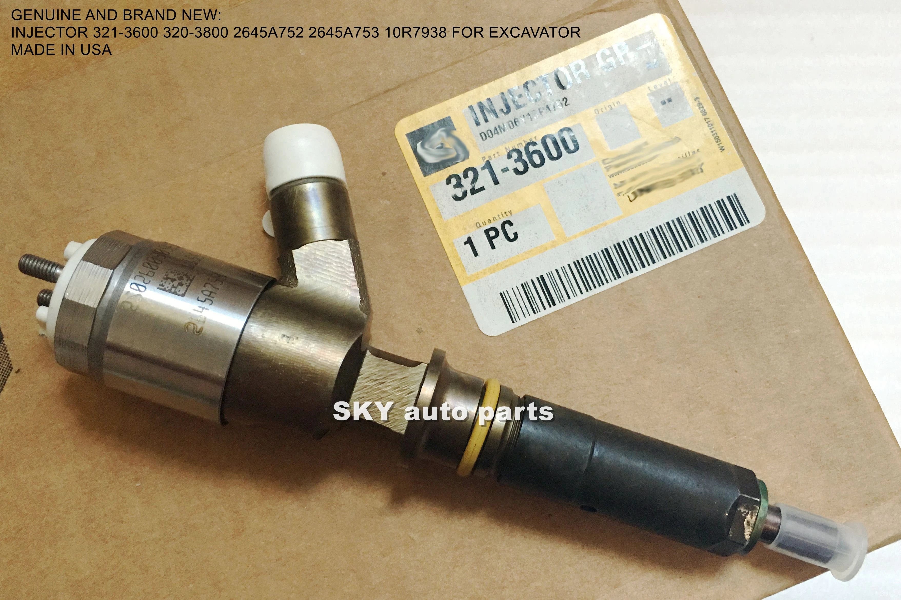 Инжектор 321-3600 320-3800 2645A752 2645A753 10R7938 для экскаватора