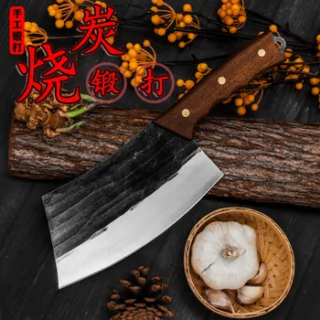 

Master Handmade Butcher Knife High Hardness Forged Knives Chopping Slicing Chef Kitchen Knives Utility Cooking Kitchen Knife