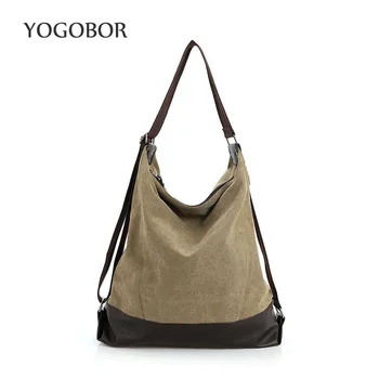 

Canvas Women Bag Casual Messenger Bags Tote Hobo Buckets Designer Brand Vintage Fashion Women's Crossbody Bag Shoulder Handbags